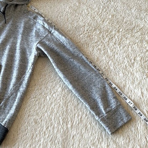 Adidas gray cowl neck hoodie - Picture 11 of 16